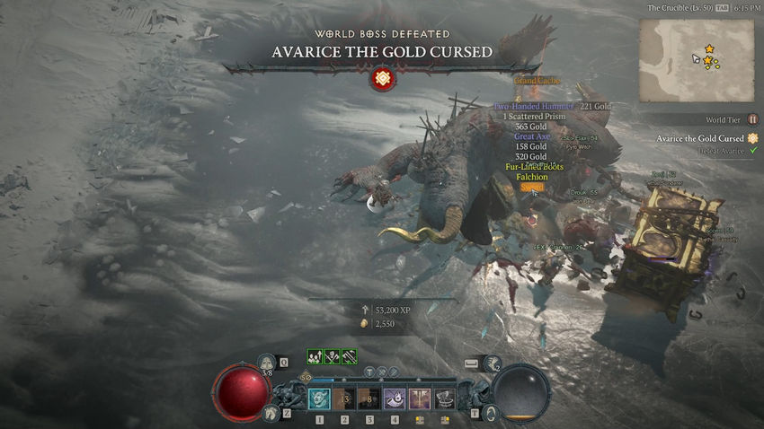 Diablo 4. Золотая Проклятая Алчность