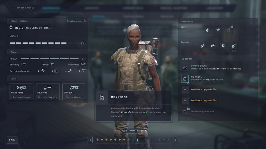 Aliens Dark Descent. Стресс