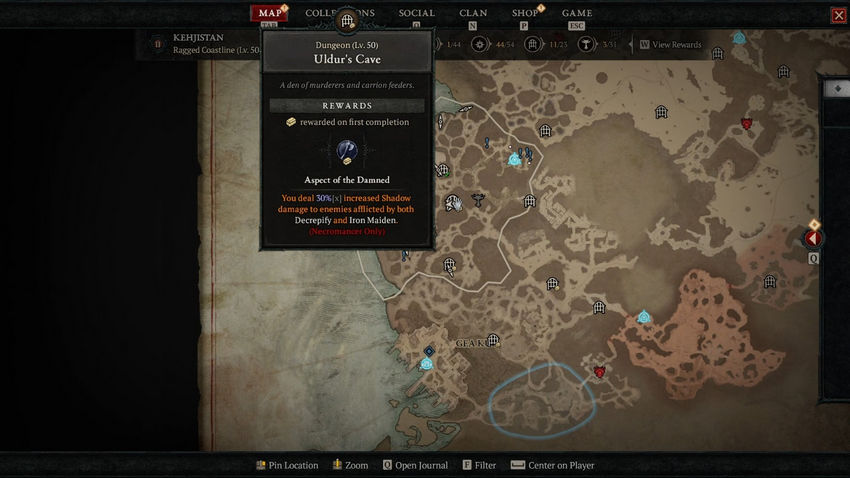 Diablo 4. Подземелья Кеджистан