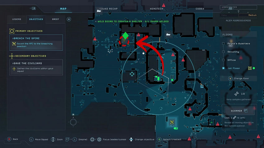 Aliens Dark Descent. Прохождение