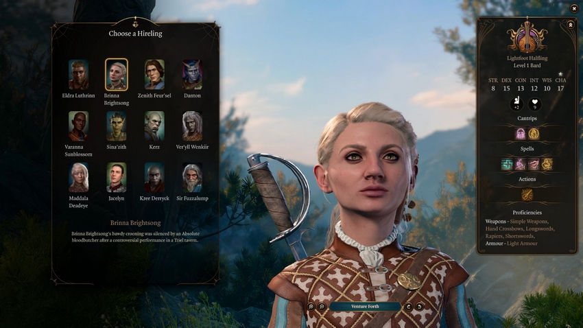 Baldur's Gate 3. Бринна Брайтсонг