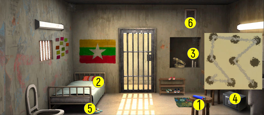 100 дверей побег из тюрьмы прохождение уровень 21