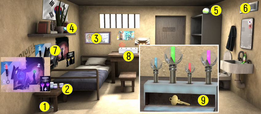 100 дверей побег из тюрьмы прохождение уровень 57