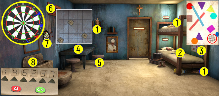 100 дверей побег из тюрьмы прохождение уровень 58