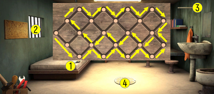 100 дверей побег из тюрьмы прохождение уровень 122