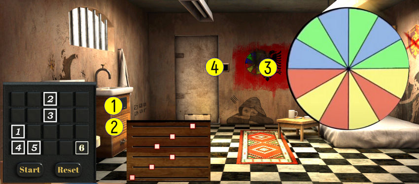 100 дверей побег из тюрьмы прохождение уровень 123