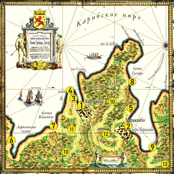 Caribbean Legend. Прохождение