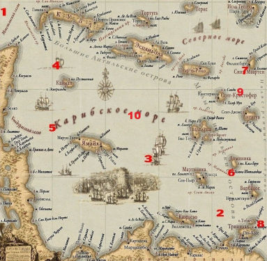 Карта архипелага