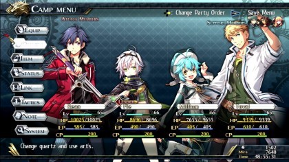 The Legend of Heroes: Trails of Cold Steel скриншоты