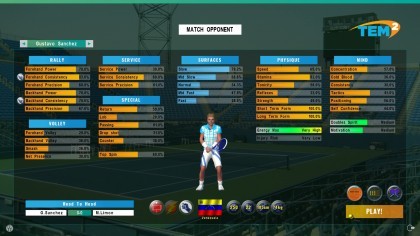 Tennis Elbow Manager 2 скриншоты