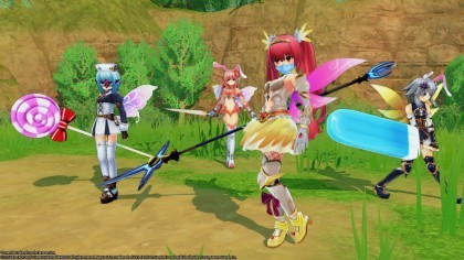 Cyberdimension Neptunia: 4 Goddesses Online скриншоты