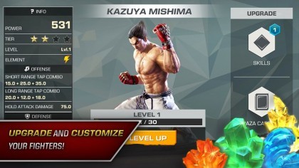 Tekken Mobile скриншоты