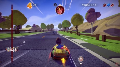 Garfield Kart: Furious Racing скриншоты