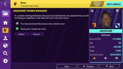 Football Manager Mobile 2020 игра