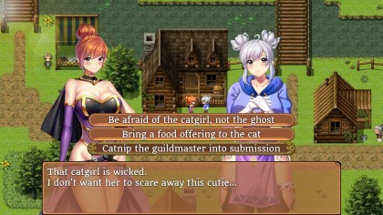 After I met that catgirl, my questlist got too long! игра