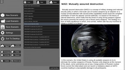 Nuclear War Simulator скриншоты
