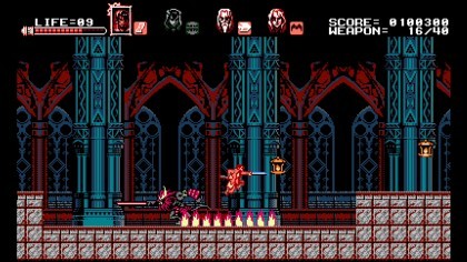 Bloodstained: Curse of the Moon скриншоты