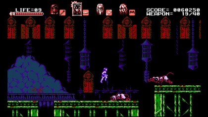 Bloodstained: Curse of the Moon скриншоты