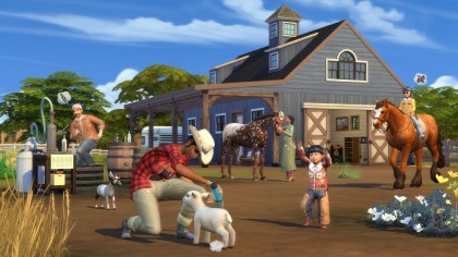 The Sims 4: Horse Ranch игра